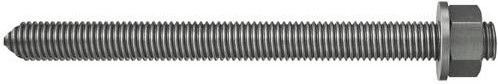 Fischer Ankerstange RG M 16x380 A4 aus Edelstahl, Farbe: Silber, 10 Stück, Länge: 380 mm, Durchmesser: 18 mm - Bild 1