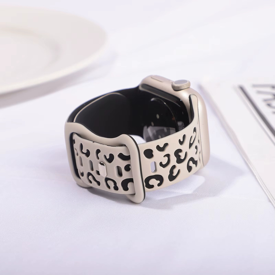 RMUTANE Uhrenarmband Silikon, Weiß, Unisex - Bild 4