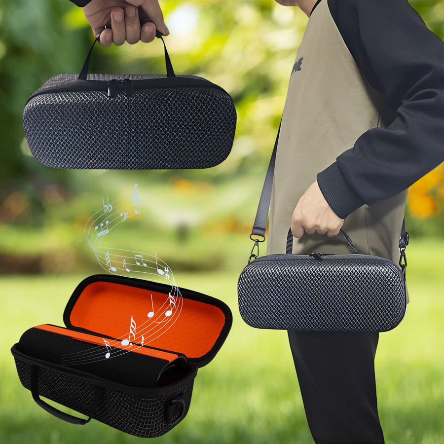 ALLOYSEED EVA-Schutzhülle mit Schultergurt für Xiaomi Sound Party Pro, stoßfeste Outdoor-Reisetasche, Schwarz - Bild 4