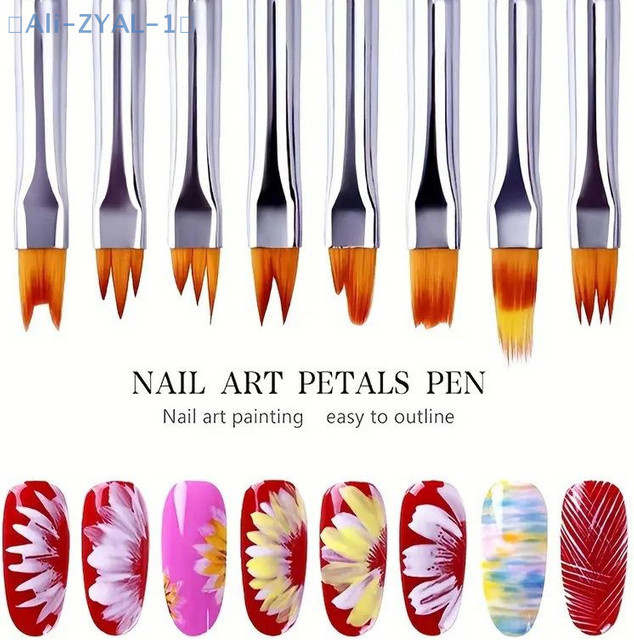 JETTING Nagelpinsel-Set, 8-teilig, Multifunktions-Gelpinsel - Bild 1