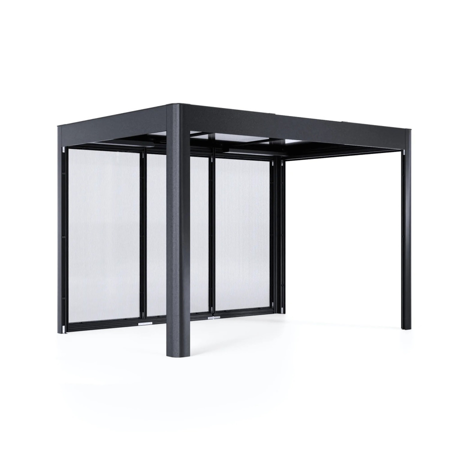 SunElements Pergola SunCover in Anthrazitmetallic mit Polycarbonat-Dach, B: 338 cm, T: 233 cm, H: 150 cm - Bild 2