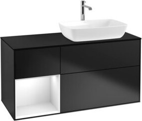 V&B Waschtischunterschrank Finion in Weiß lackiert, Breite: 120 cm, Tiefe: 50,1 cm, Höhe: 50,1 cm - Bild 1