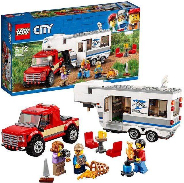 LEGO City Wohnmobil und Pickup, Bausteinspielzeug, ab 5 Jahren - Bild 1
