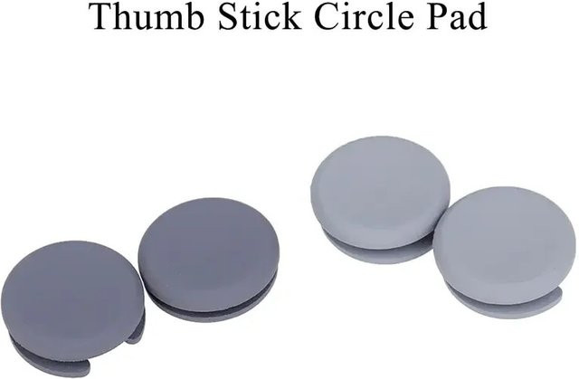 2er-Set Ersatz Joystick Thumb-Sticks in Grau für Nintendo Neue 3DS XL, 3DSLL, 2DS und 3DS - Bild 1