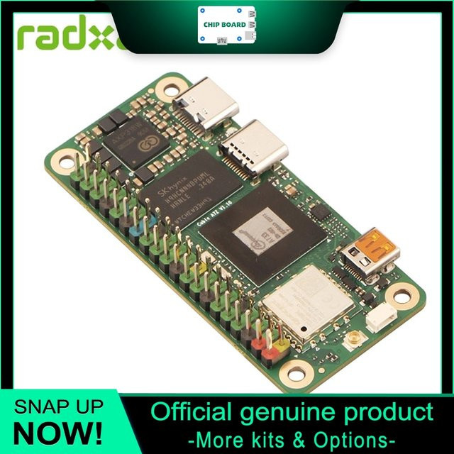 Radxa Cubie A7Z Single Board Computer mit Allwinner Octa-Core Prozessor, Dual-Display-Ausgängen und dediziertem RISC-V Coprocessor in Grün - Bild 1