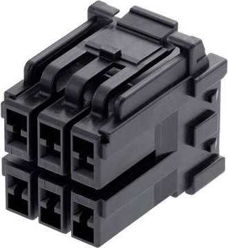 Molex Buchsengehäuse-Kabel Schwarz mit 2-poliger Verbindung und 3,30 mm Rastermaß - Bild 1