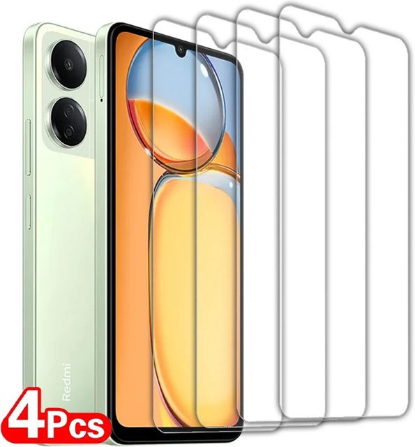 4 Stück Xiaomi Displayschutzfolie aus gehärtetem Glas in 8K HD mit vollständiger Abdeckung, transparent - Bild 1