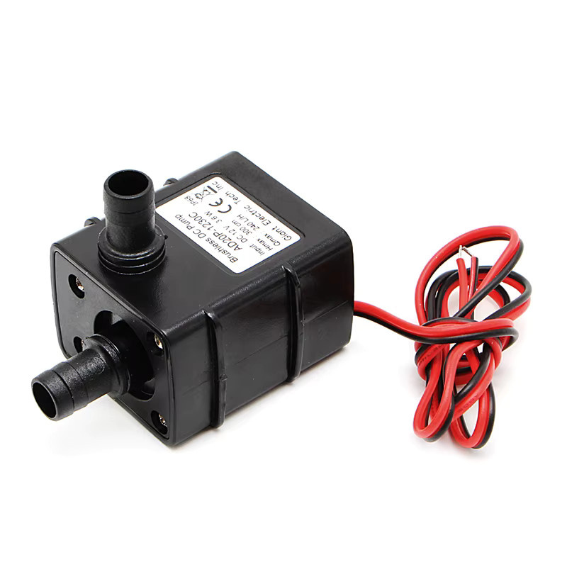 Mini DC12V Bürstenlose Tauchwasserpumpe in Schwarz mit 240L/H Förderleistung und 3M Schlauchlänge - Bild 2