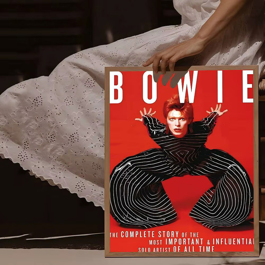 Potdemiel Retro Musiker David Bowie Vintage Sticky Poster für dein Zuhause oder Café - Bild 5