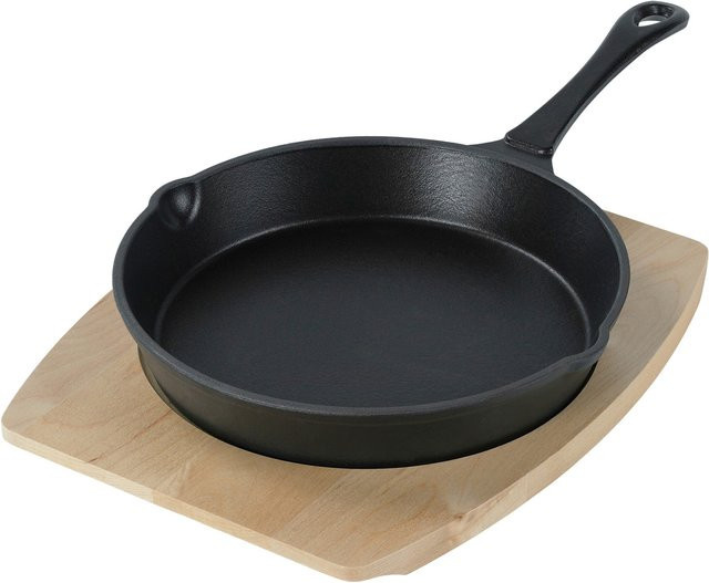 Freyersbacher Gusseisenpfanne mit Emaille in Schwarz, Durchmesser: 26 cm - Bild 1