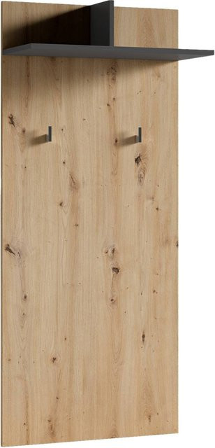 byLIVING Wandpaneel BEN in Eiche und Anthrazit, B/H/T: 60 x 136 x 27 cm - Bild 2