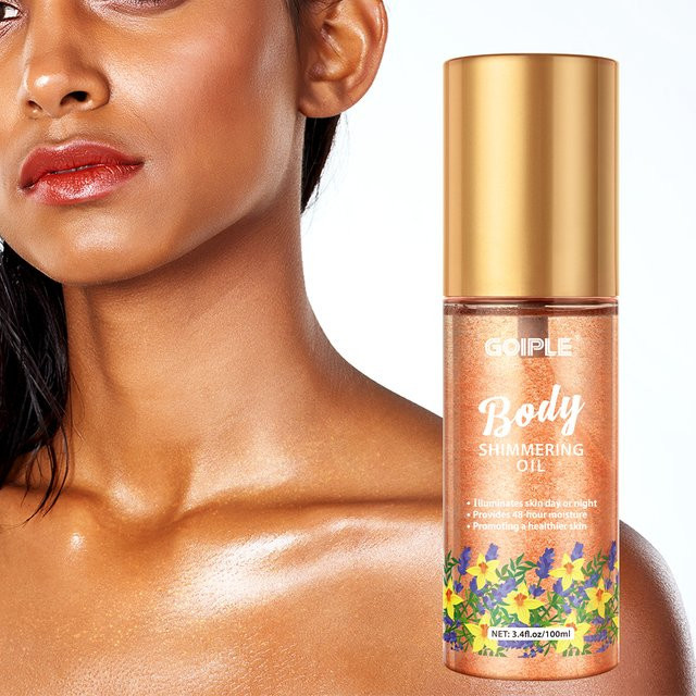 GOIPLE Körper-Schimmeröl Gold Bronze, 100 ml, Unisex - Bild 1