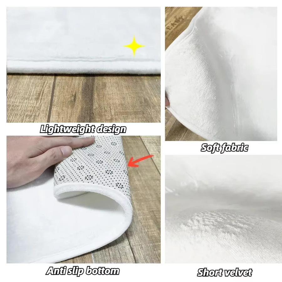VIKAMA Bodenschutzmatte für Bürostühle und Schreibtische, gewölbter Teppich aus Polyester, modern und einfarbig - Bild 2
