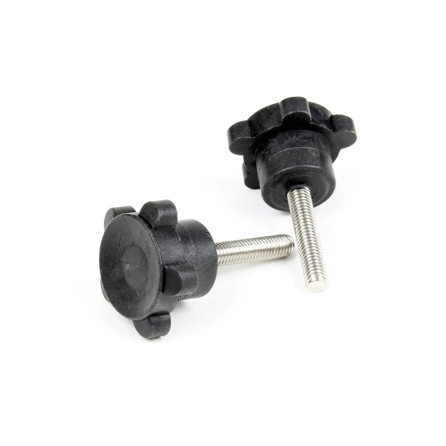 XPOtool Ersatzteil für Schwimmbadpumpe 180W, 2x Deckelverschraubung, Schwarz - Bild 2