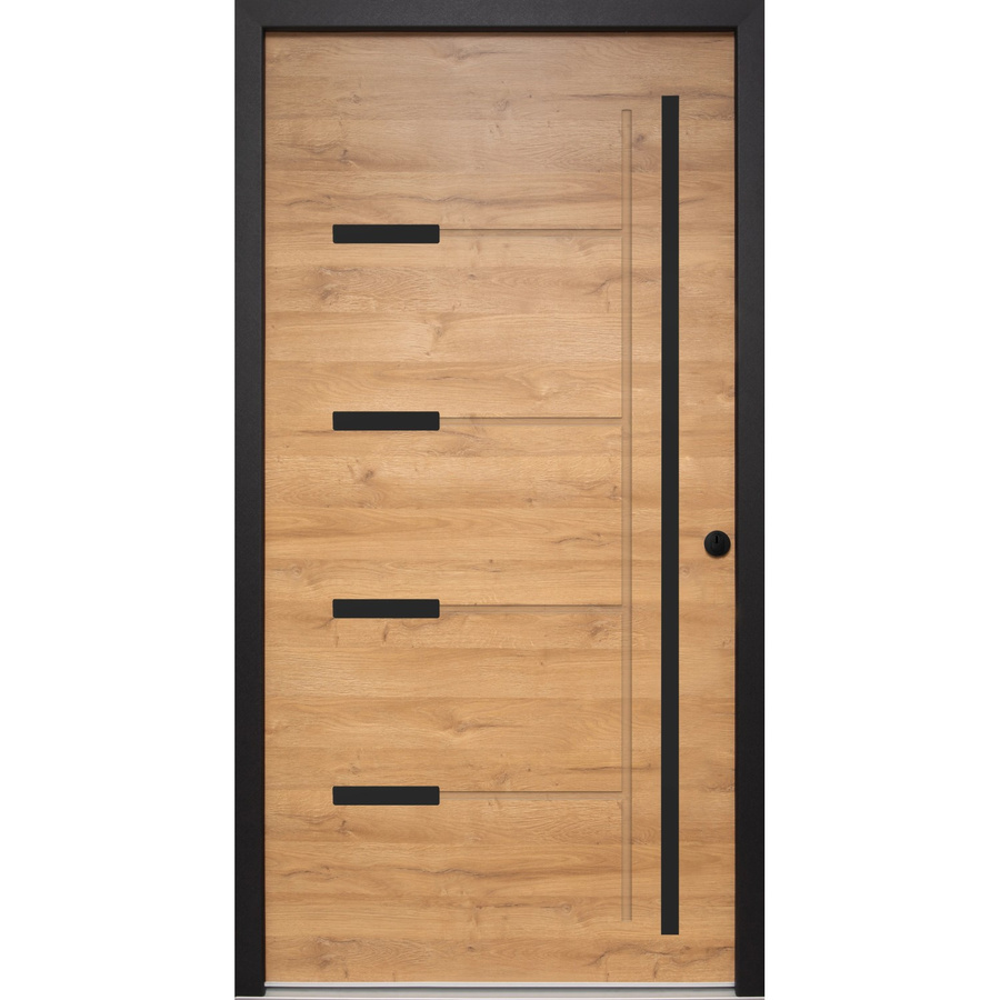 Splendoor Sicherheitshaustür Thermospace Oslo Prime RC2 mit Glaseinsatz in Braun oder Schwarz, B: 100 cm, H: 210 cm - Bild 2