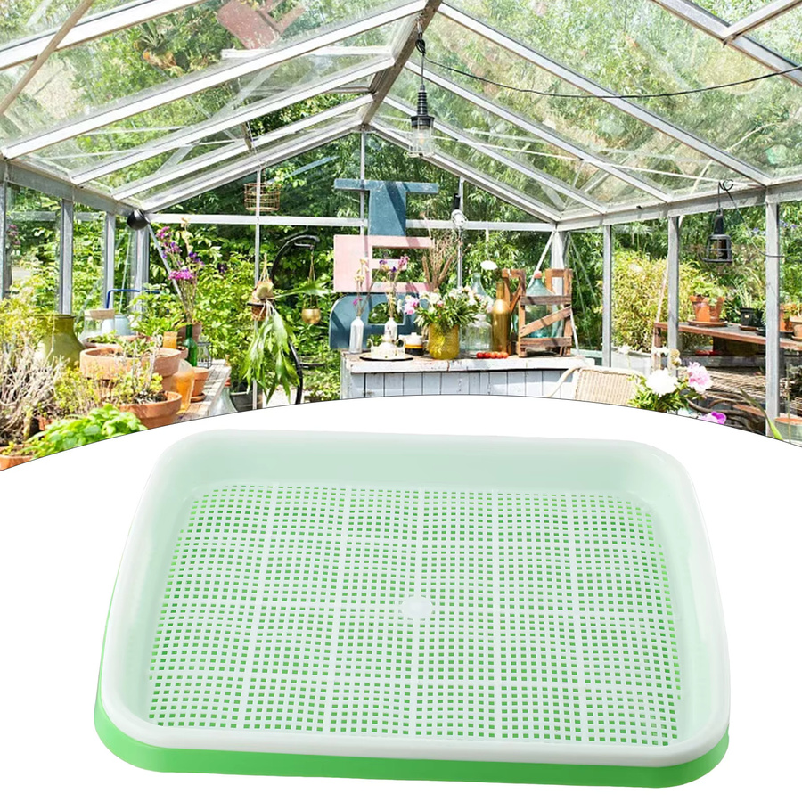LEENKEA Hydroponik Keimschale mit Doppelschicht für den Gartenbau und Pflanzenzucht - Bild 2