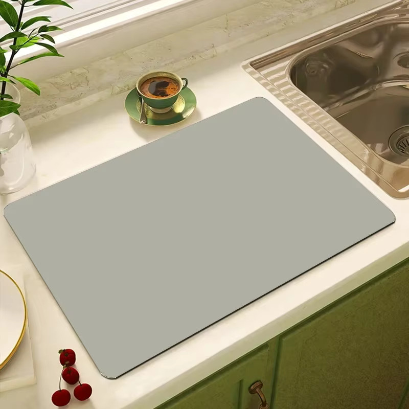 VIKAMA Geschirrabtropfmatte als schnelltrocknende Küchenarbeitsplattenmatte, rechteckig, Breite: 30,0 cm, Tiefe: 20,0 cm - Bild 3