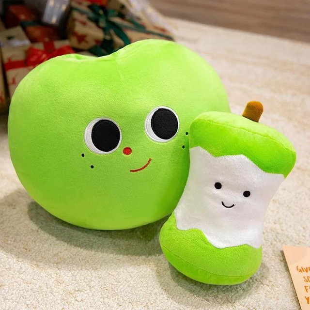 Bai Fen Bai Toys Kreativer Apfelkern, Plüschtier, grün, 30cm - Bild 1