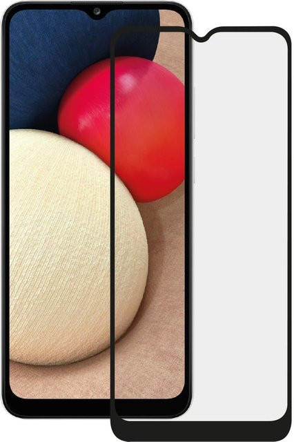 Full Screen Displayschutzglas für Samsung Galaxy A02s, A025G in Transparent - Bild 1