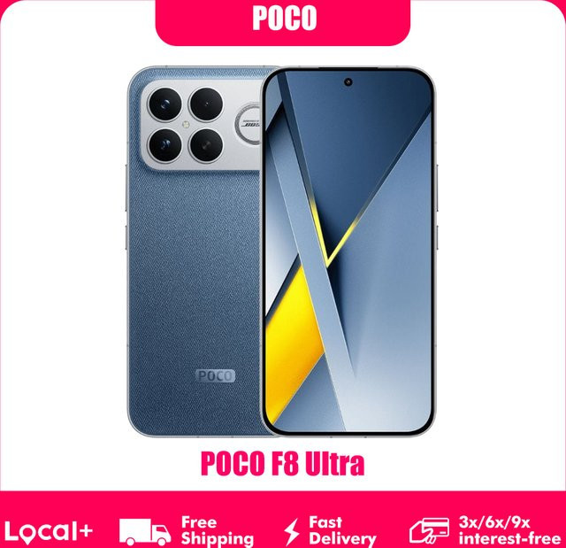 Xiaomi POCO F8 Ultra 5G Smartphone Blau mit Snapdragon 8 Elite, NFC, 256 GB Speicher und 6500 mAh Akku - Bild 1