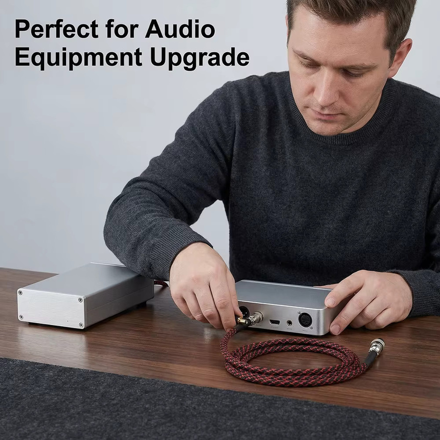 Aouyade GX16-2 Pin auf 5,5x2,5mm Reinkupferkabel für AC/DC Phono-Verstärker und Lineare Netzteile - Bild 3