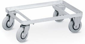 ZARGES Untersetzwagen W 150 aus Aluminium in Silber - Bild 1