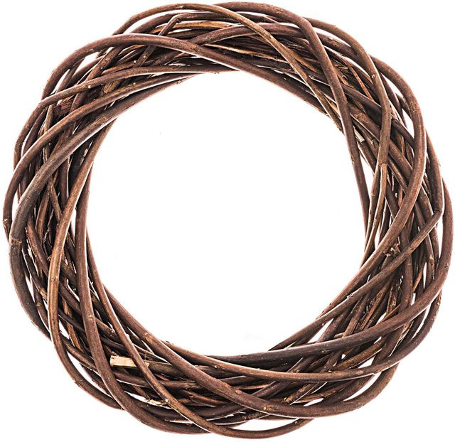 Rico Design Weidenkranz ungeschält in Natur mit einem Durchmesser von 30 cm - Bild 1