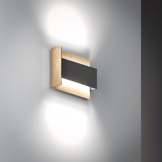 TeamItalia Tao Parete LED-Wandleuchte in Gold/Schwarz mit warmweißem Licht (2700K) - Bild 1