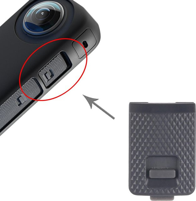 Insta360 X3 Ersatz-USB-C-Schutzabdeckung in Schwarz für die Reparatur deiner Action Camera - Bild 1