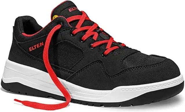 Elten Sicherheitshalbschuh Maverick Black Low ESD S3 in Schwarz, Größe 39 - Bild 1