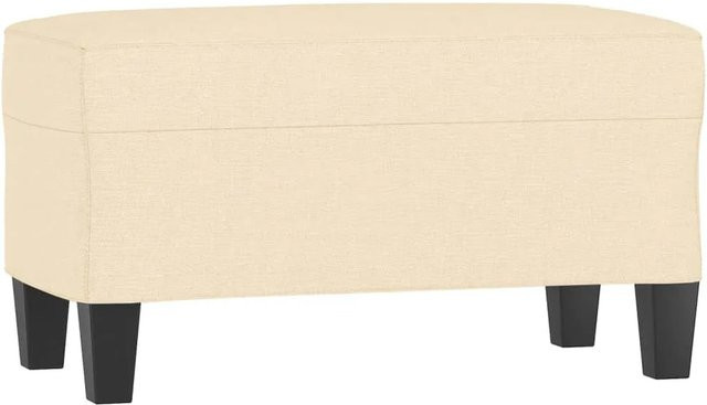 vidaXL Sitzbank modern in Beige aus Stoff, B/T/H: 70 x 35 x 41 cm - Bild 1