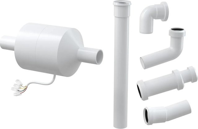 Alcadrain P128 Ventilator für Vorwandinstallationssystem mit Entlüftungsvorbereitung in Weiß, B/T/H: 52,0 x 35,0 x 23,0 cm - Bild 1