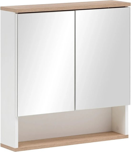 Spiegelschrank CHI für das Badezimmer in Weiß mit Spiegeltüren - Bild 1