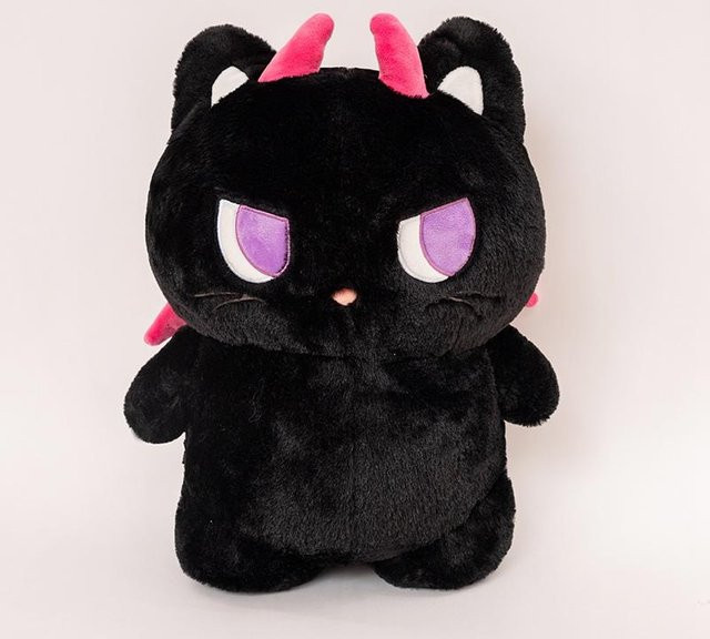 Engel Dämon Kleines Monster Plüschtier Paar, Puppe, Schwarz, ab 14 Jahren - Bild 1