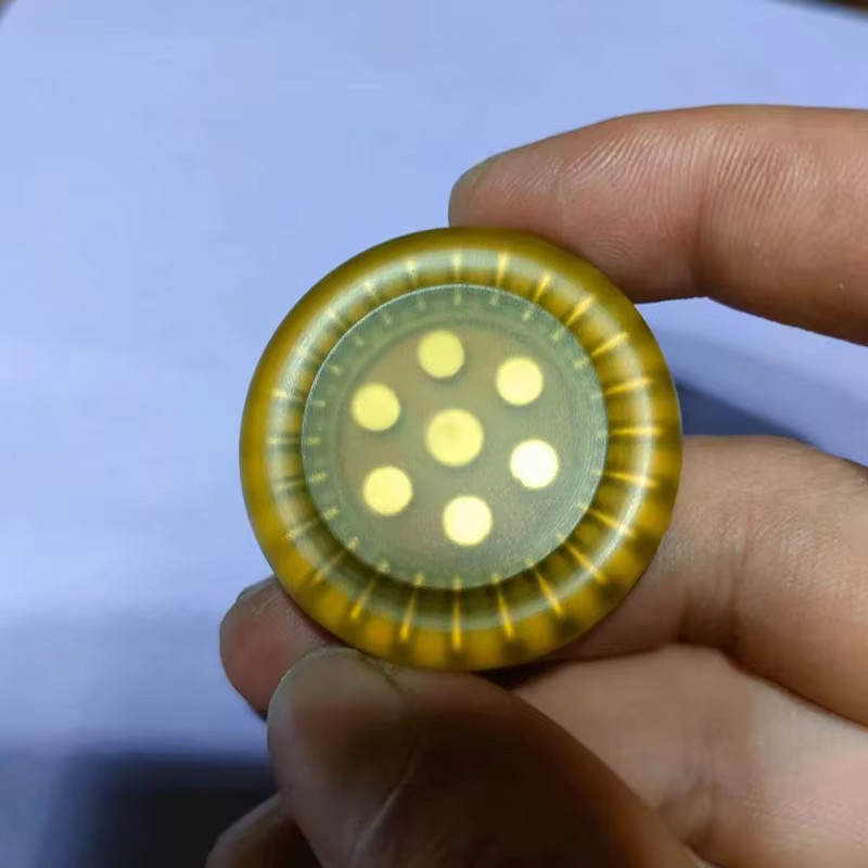 AHHLCLT Fidget Slider Münze, Bernstein PEI Material, Sensorisches Spielzeug - Bild 2