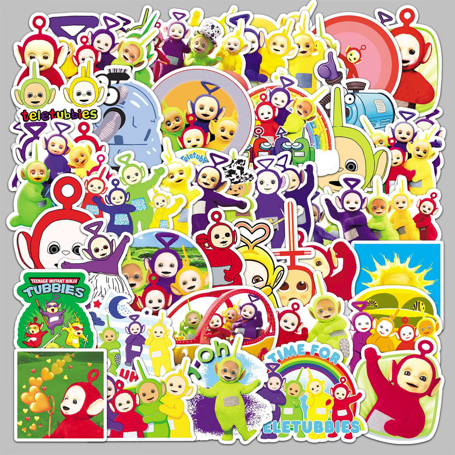 Bandai Teletubbies Aufkleber, Bunt / Mehrfarbig, 50-teiliges Set - Bild 3