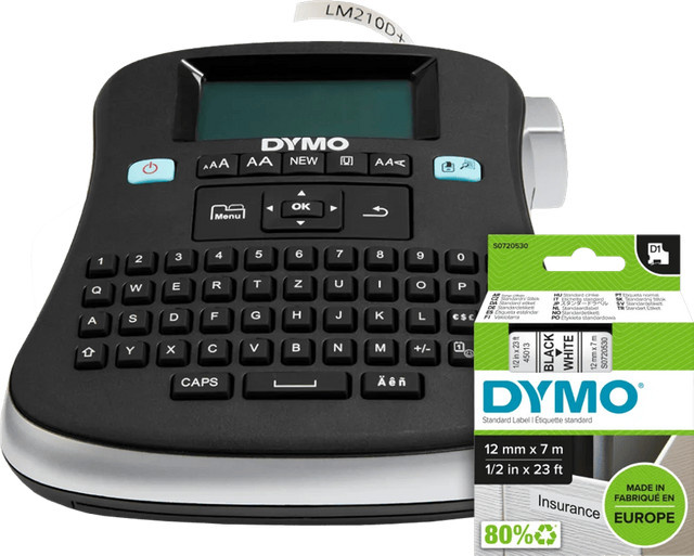 DYMO LabelManager 210D Etikettendrucker inklusive einem zusätzlichen Schriftband - Bild 1