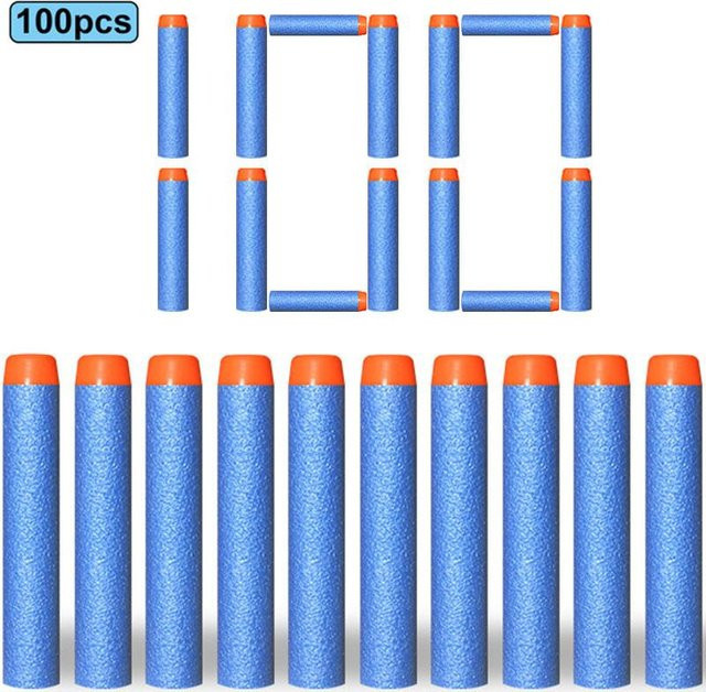 Bai Fen Bai Nerf Soft Bullets Darts Rundkopf Refill Sponge Darts 100-teiliges Set - Bild 1