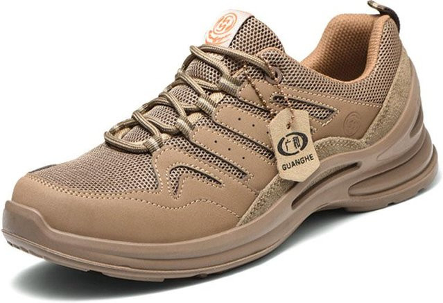 Avant-garde Arbeitssicherheitsschuhe als leichte und atmungsaktive Arbeits-Sneaker für Herren und Damen in Beige, Größe 37 - Bild 1