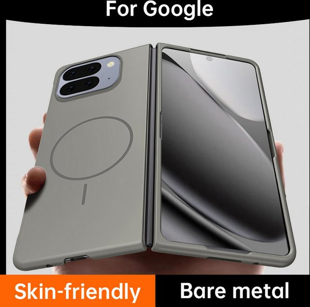 Magnetische Kamera-Schutzhülle für Google Pixel 10 Pro Fold, Pixel 9 Pro Fold und Pixel Fold in Beige - Bild 1