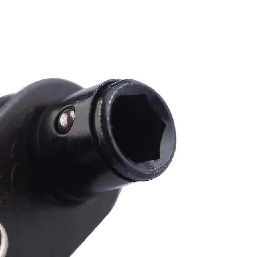 STONEGO Mini 1/4 Zoll 90-Grad Ratschenschlüssel aus Stahl in Schwarz - Bild 4