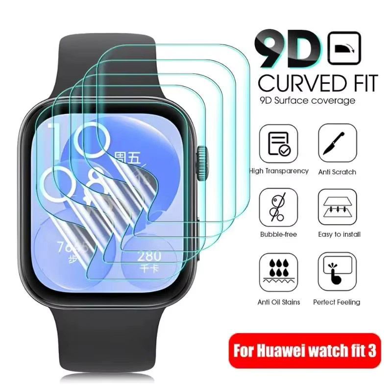 Huawei Displayschutzfolie Hydrogel, 3/5 Stück, transparent - Bild 2