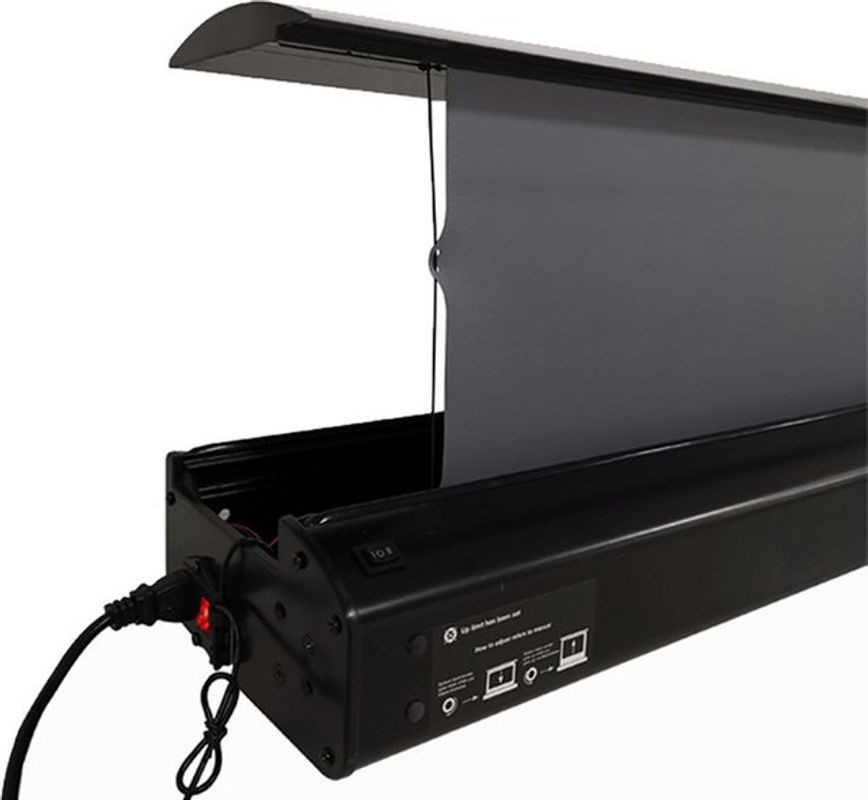 Trinovisuals Elektrische Boden Rising ALR Rollbar Projektor Leinwand 100 Zoll 16:9 Grau - Bild 1