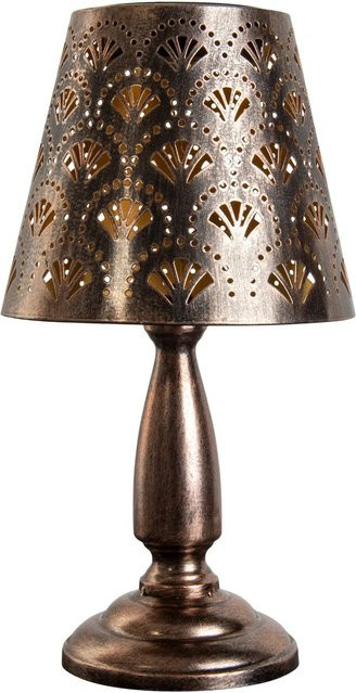 Näve LED-Solar-Tischleuchte Elsa in Alt-Messing für Außenbereich, Höhe: 30,8 cm, Durchmesser: 16,5 cm - Bild 1