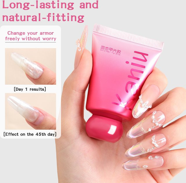 Kaniu UV-LED-Gel Nagelkleber, 30 ml, Glänzend - Bild 1