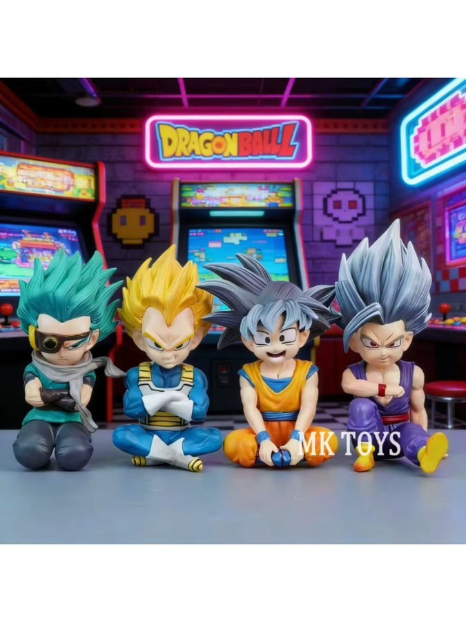 Bandai Dragon Ball Z Goku Vegeta Granola Gohan Actionfiguren, PVC-Statue, Einzelfigur, Bunt / Mehrfarbig - Bild 3
