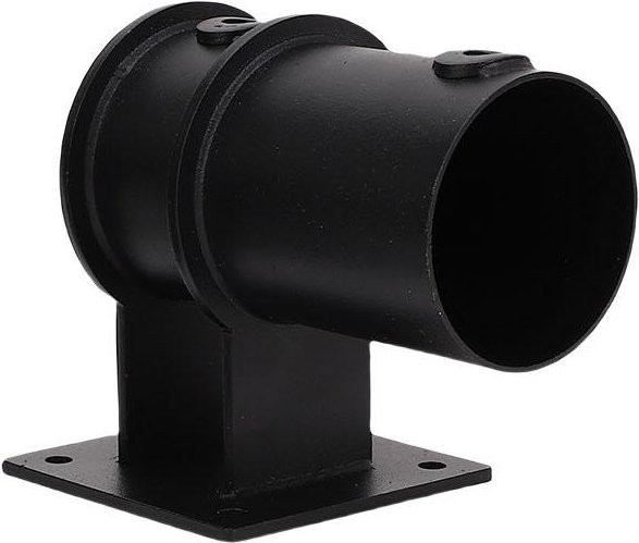Igeteck Terrassenschirmhalter Schwarz aus Metall, verstellbare Schirmklemme für Outdoor-Schirmständer, passend für 1,5 bis 2,16 Zoll - Bild 1