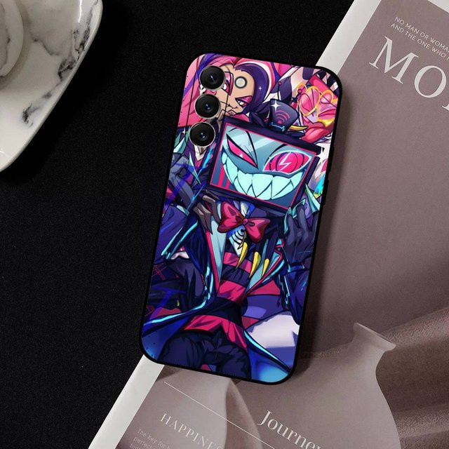 H-Hazbin der Engel Handyhülle für Samsung Galaxy S21 S22 S23 S24 S25 Ultra FE Plus 5G A52 S weiche Hülle multicolor - Bild 1