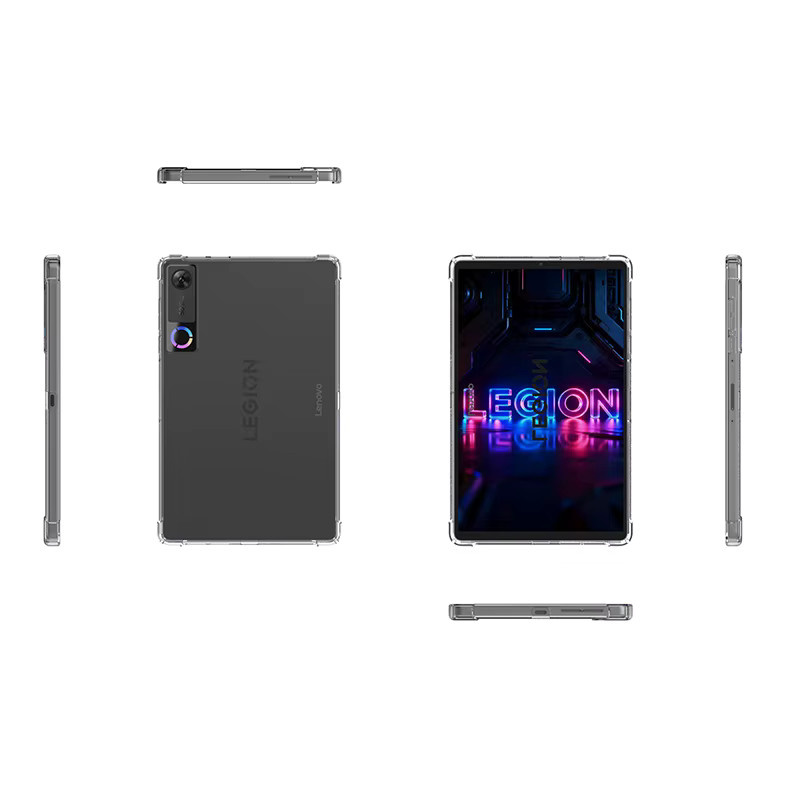 Transparente Silikon-Schutzhülle für Lenovo Legion Y700 2026 5. Generation 8,8 Zoll TB323FU mit Airbag-Schutz aus TPU - Bild 4