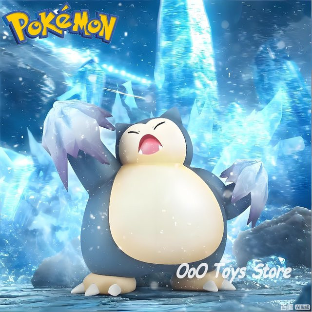 Bandai Pokémon Snorlax, Actionfigur, 10 cm, Kunststoff - Bild 1